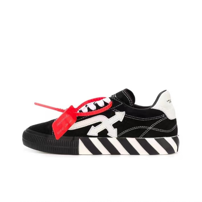 Off White flat shoes low black