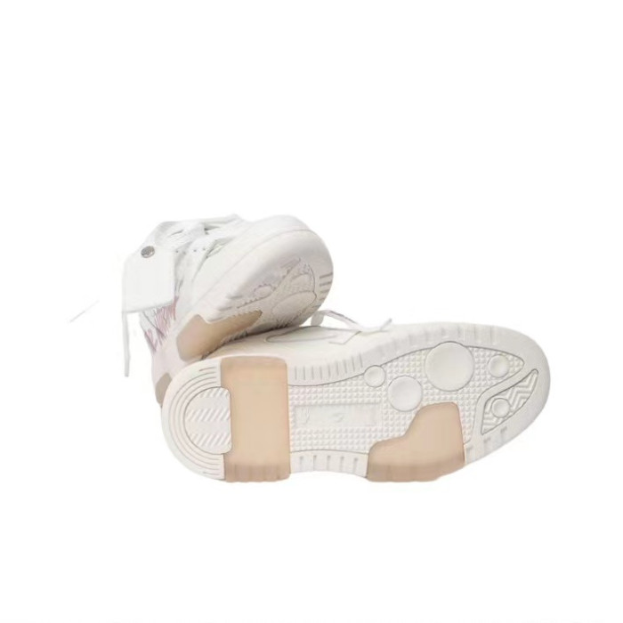 Off White out of office sneaker pink/white