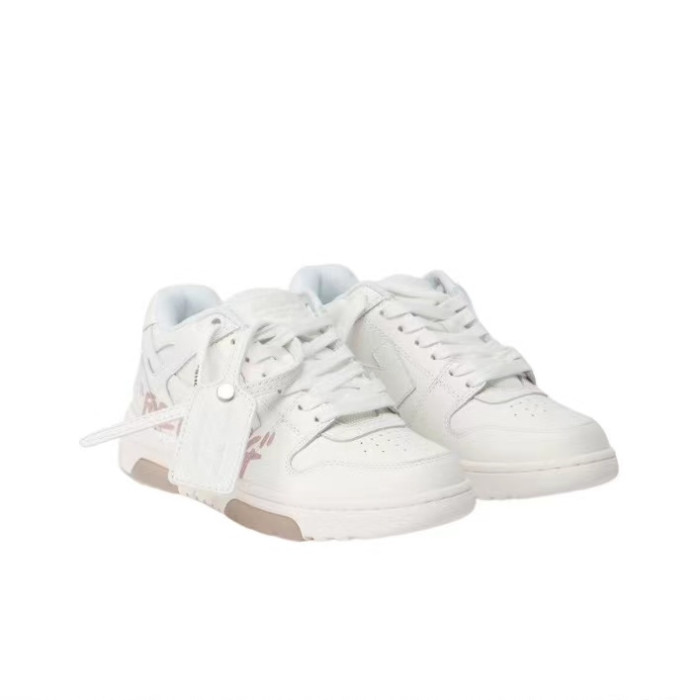 Off White out of office sneaker pink/white