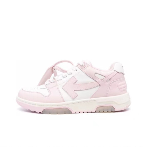 Off White out of office sneaker in white/pink