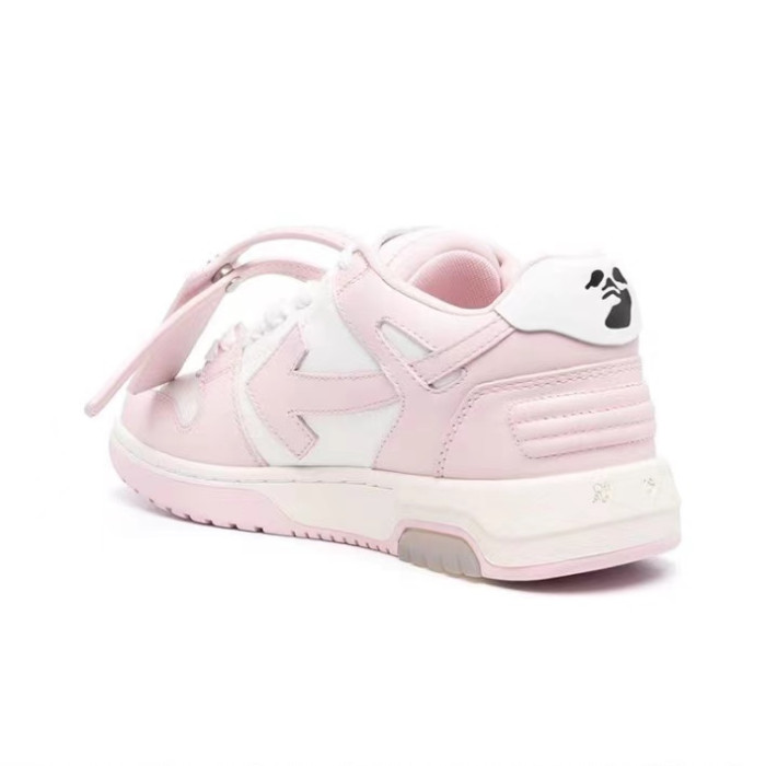 Off White out of office sneaker in white/pink