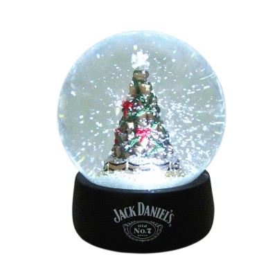 Custom Jack Daniel's Water Globe 100mm LED lit