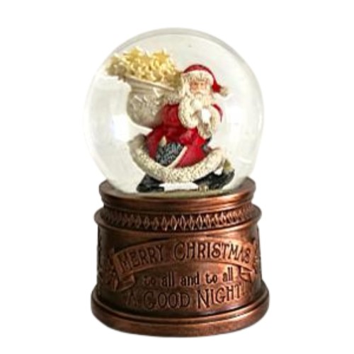 Custom Christmas Santa Snow Globe 100mm