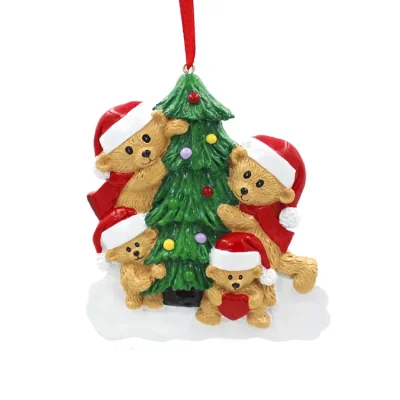 Custom Christmas Snowman Ornament