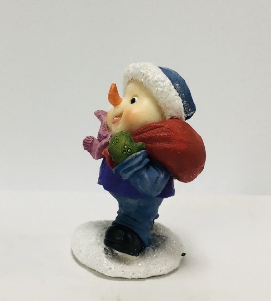 Open item for wholesale - Christmas Snowman figurine 2.5“H