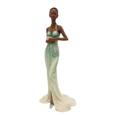 Open item - Nice detailed vintage lady figurine-15.8“H