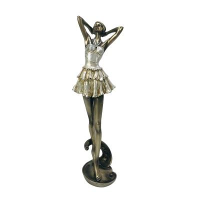 Open item - Nice detailed vintage lady figurine-15.8“H
