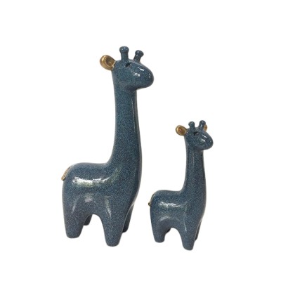 Open item - Cute Giraffe set of 2 -9 ,6.5  H