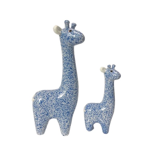 Open item - Cute Giraffe set of 2 -9 ,6.5  H