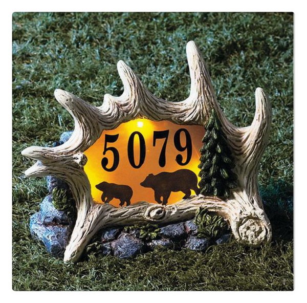 Custom Garden Way Marker with Solar light 8.7 H