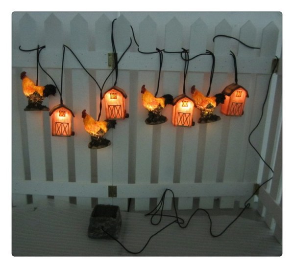 Custom Garden Fence Solar String light 157 inch length