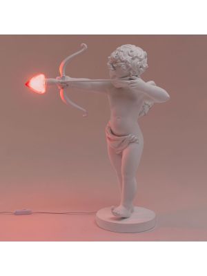 Custom Cherub Statue Shooting Heart light lamp - 24.80 H