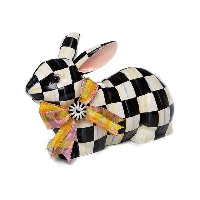 Custom Checkered Rabbit lying - 6.25 H