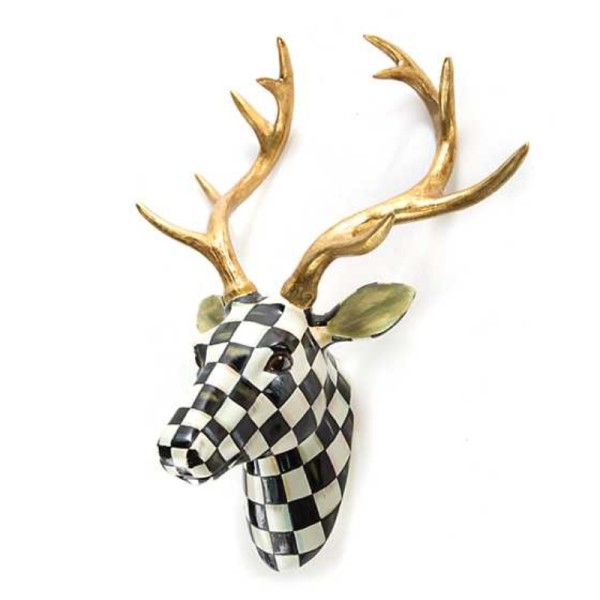 Custom Curtly Checkered Elk Wall plaque - 25 H