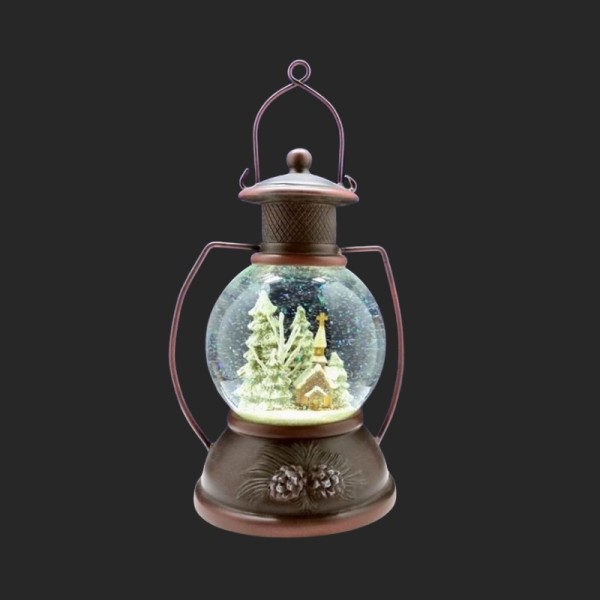 Custom Christmas LED lit  snow globe 100mm