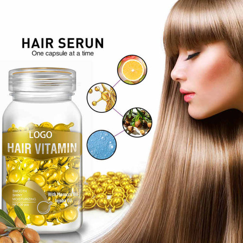 Hair Capsules OEM Twist Off Hydrating Softtening Repairing Vitamin E Hair Care Capsules