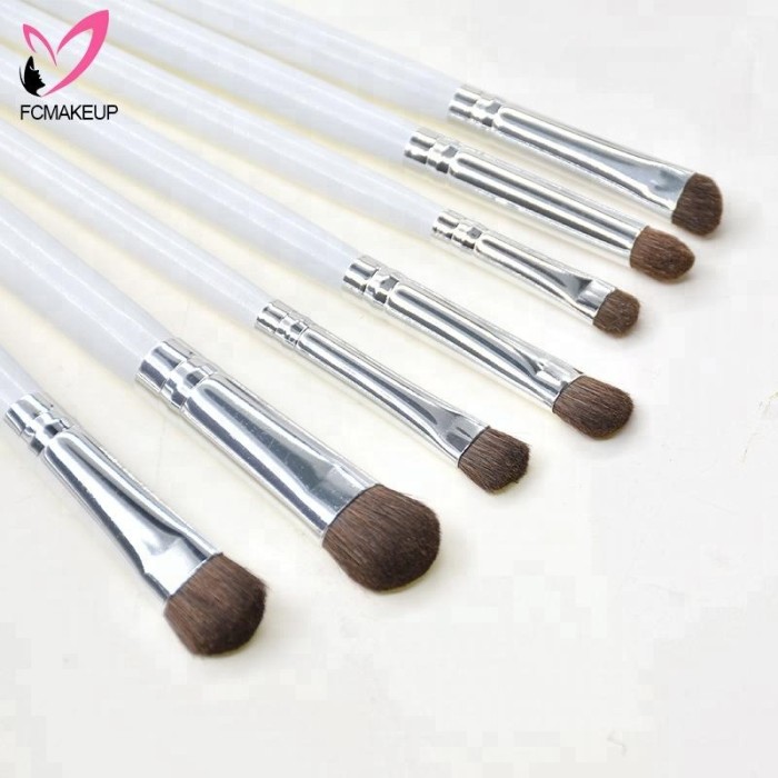 Wholesale Eye Shade Eyeshadow Smoked Pony Hair Smudge Blending Makeup Brushes Set