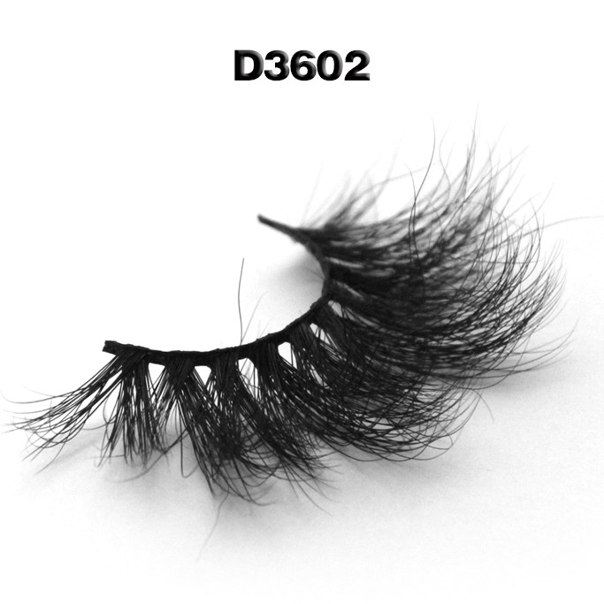 Lashes Natural Mink  25mm Black Cotton Oem 5D Full Strip Eyelash Customized 27mm Fur Long Band Style Sales