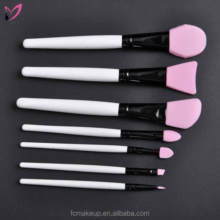 Silicone Make Up Brush 7pcs Set Beauty Tools