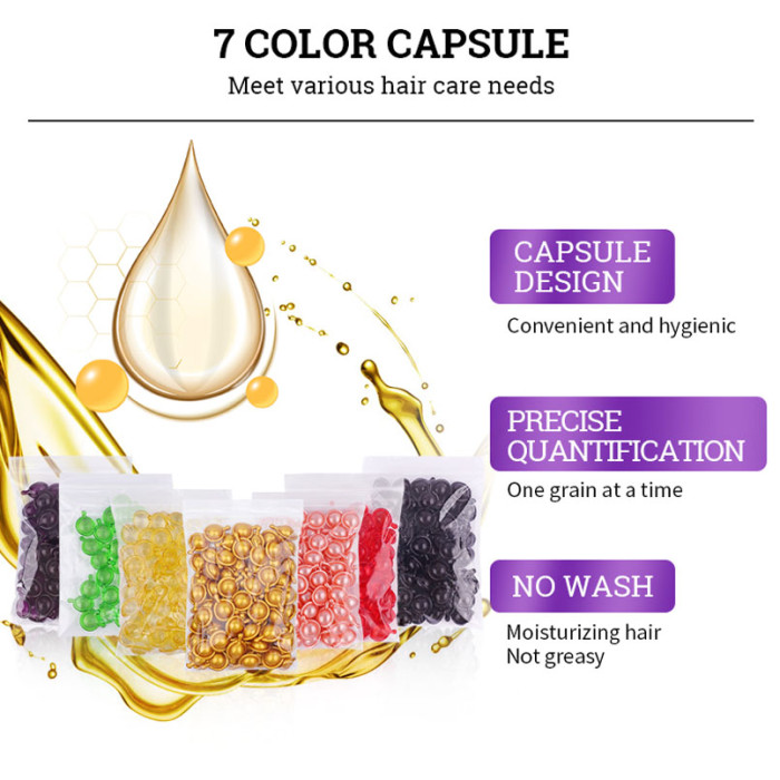 Hair Care OEM Wholesale Customize Organic Vitamin E Repairing Hair Care Capsules Serum