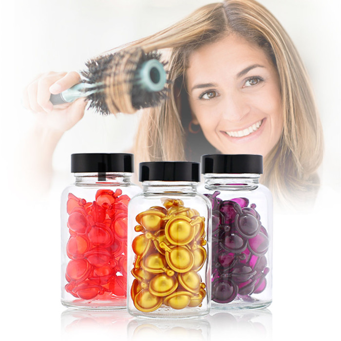 Hair Capsules Factory Customize  Hair Vitamin Capsules Hydrating Repairing Submissive Hair Care Capsule