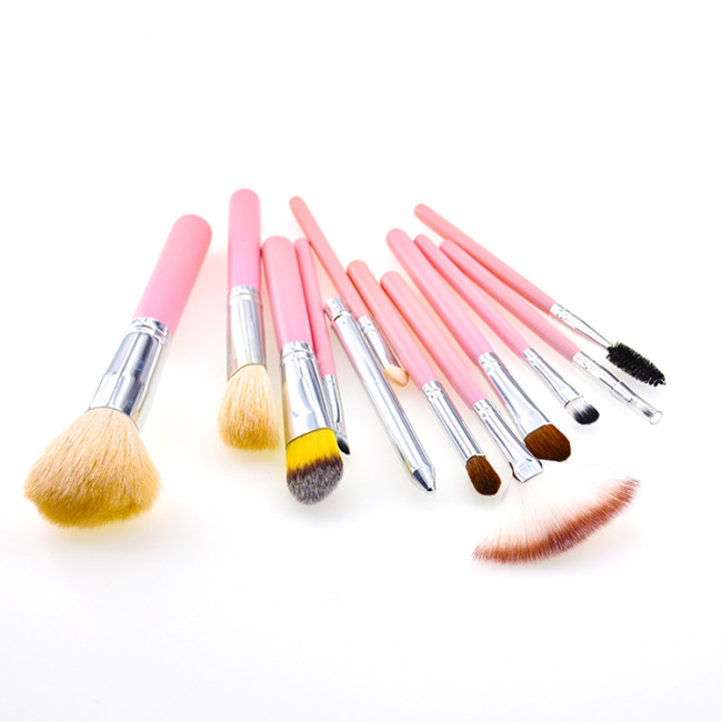 2018 professional brochas para maquillaje pink brochas de maquillaje