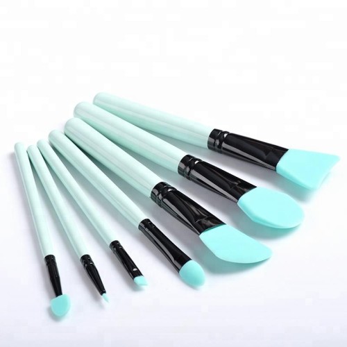 Silicone Head Makeup Brushes Set for Mask Cream Cleaning Brushes Beauty Facial Tool 7 Pieces Set
