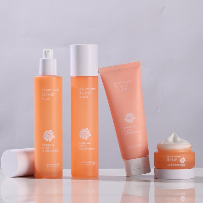 Ready to Ship Wholesale Vegan Cosmetic Set for Skin Care Vegan Organic Camellia Skin Care Sets