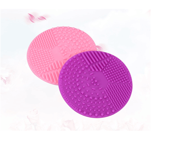 Silicone Makeup Brush Cleaner Mat With Soap for  Cosmetic Brush Wash and Drier Holders