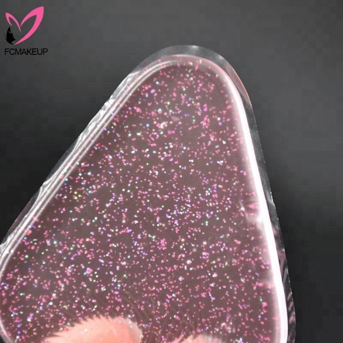 2018 Best Glitter Silicone Makeup Sponge Cosmetic Puff Foundation Blender