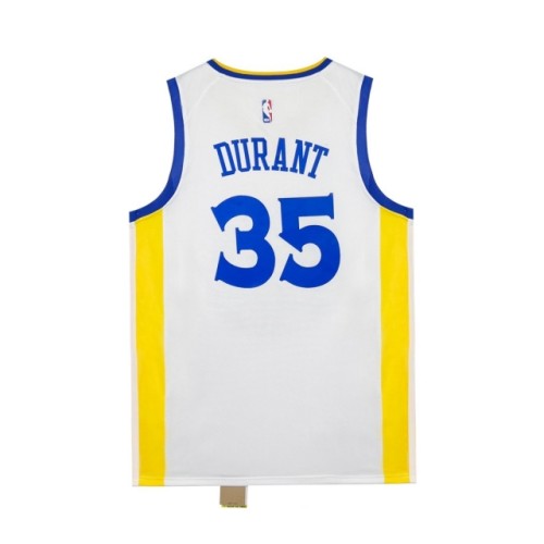 Golden State Warriors #35 Kevin Durant jersey white