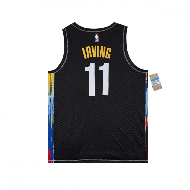 1:1 quality Brooklyn Nets Kyrie Irving city limited jersey