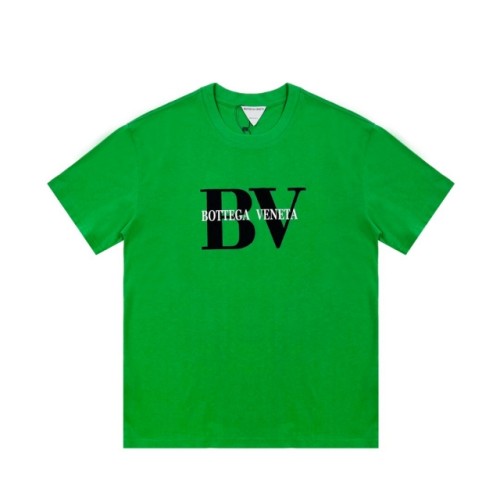 Bv flocking logo tee black white green