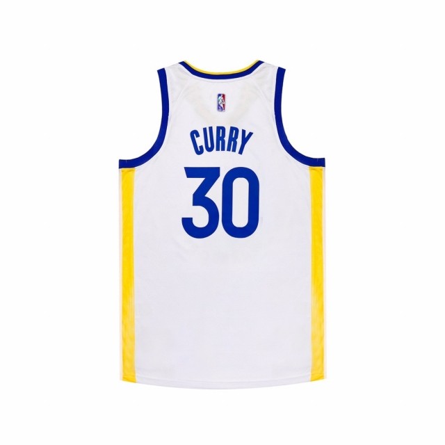 Golden State Warriors Stephen Curry 75th anniversary jersey blue white