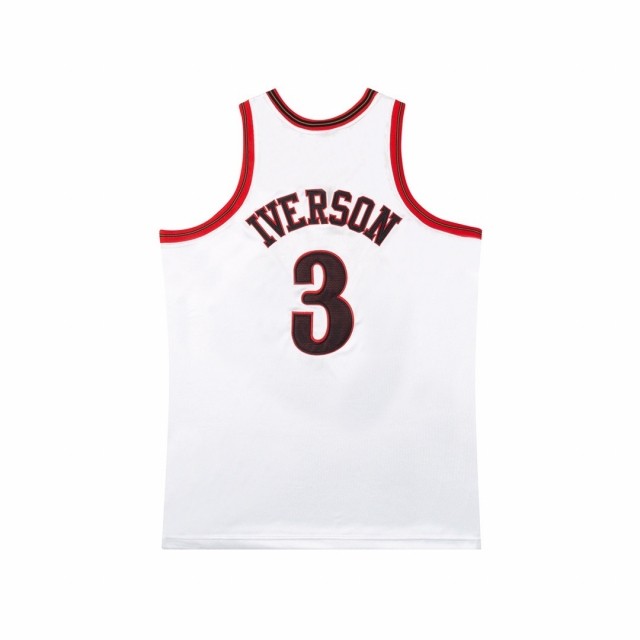 [Buy More Save More] 1:1 quality Mitchell & Ness Philadelphia 76ers Allen Iverson 3 jersey black white