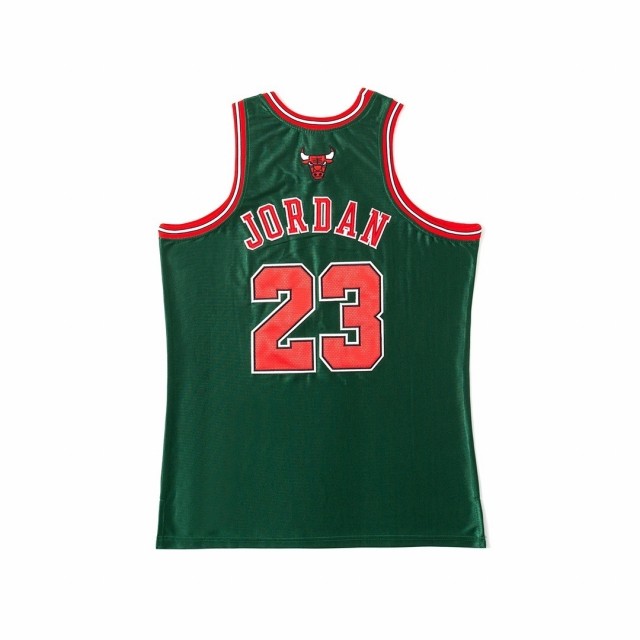 1:1 quality Mitchell & Ness Chicago Bulls MJ jersey green
