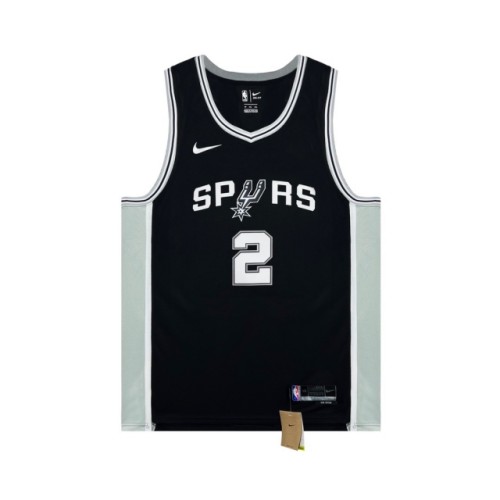 San Antonio Spurs Kawhi Leonard hot pressing logo jersey