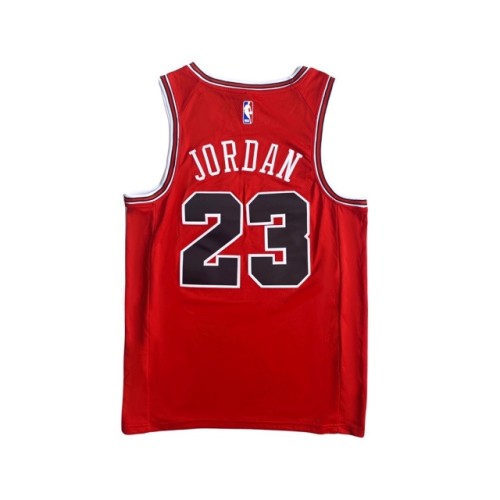Chicago Bulls MJ embroidery logo jersey white red