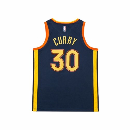 Golden State Warriors Stephen Curry vintage jersey navy blue