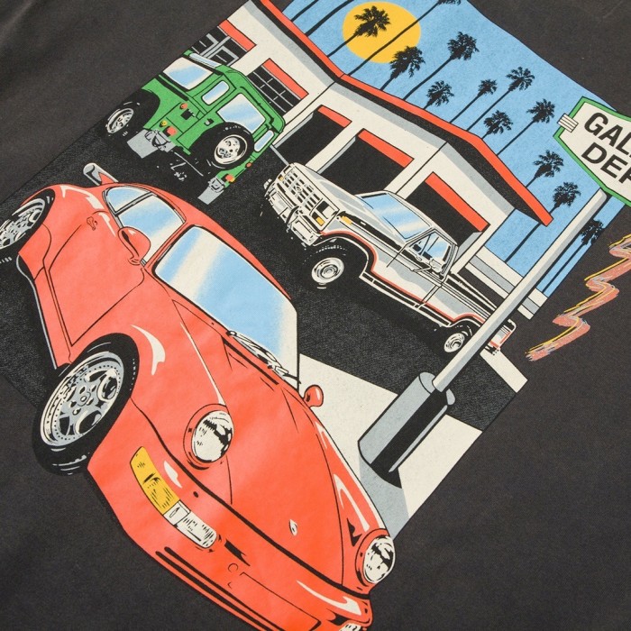 red car washed heavy tee