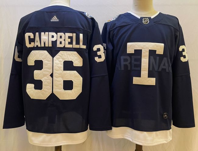 NHL hockey suit Toronto Maple Leafs Navy blue-枫叶队深蓝