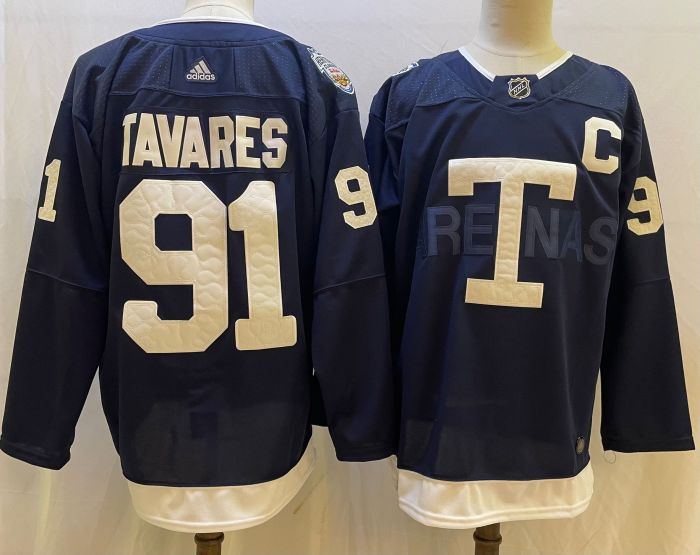 NHL hockey suit Toronto Maple Leafs Navy blue-枫叶队深蓝