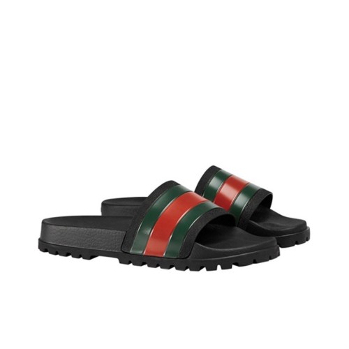 Red & Green slipper black white (with og packing)-红绿拖鞋