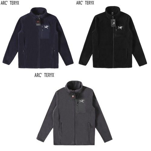 Small embroidered fleece jacket 3 colors-小刺绣摇粒绒夹克