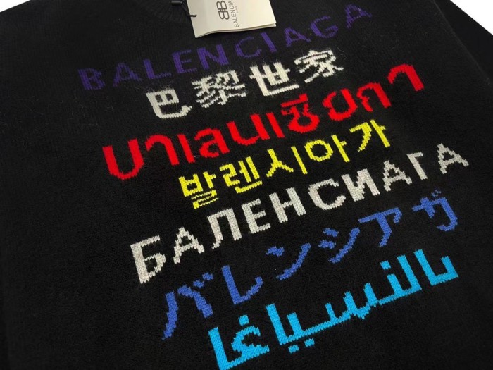 Multilingual Logo sweater-多语言logo毛衣