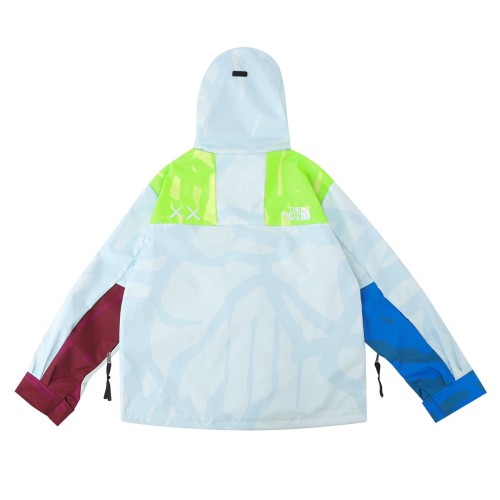 Tnf Kaws color matching waterproofjacket 3 colors-XX刺绣冲锋衣