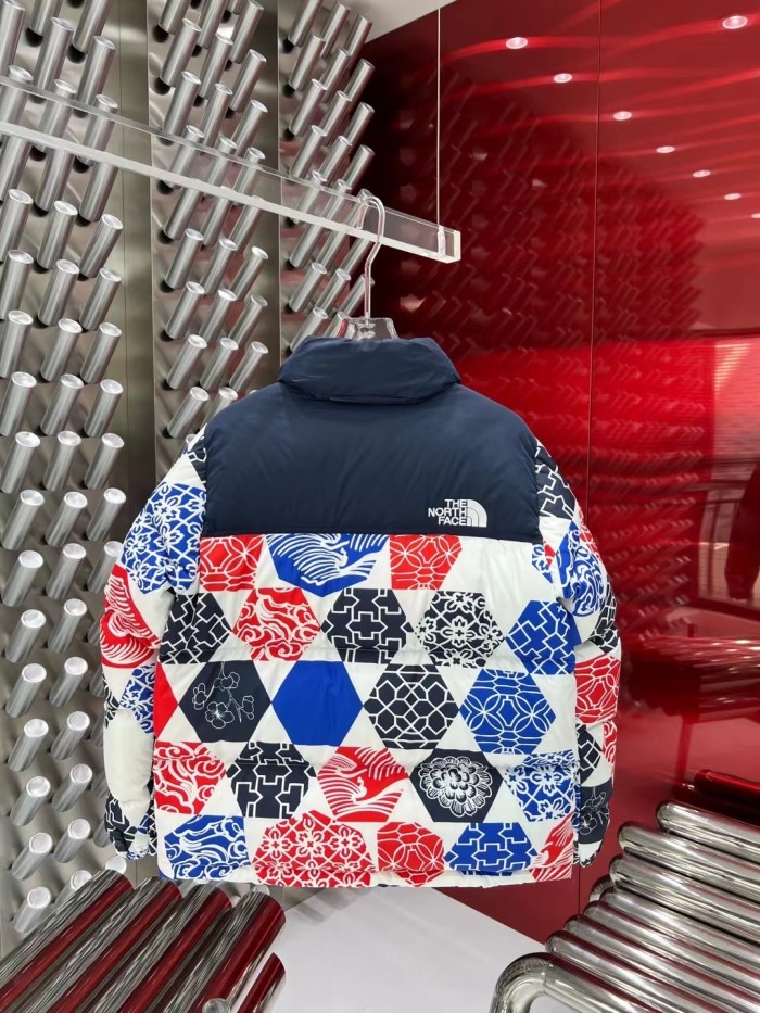 1:1 quality version Japanese style patterned down jacket-日式风格图案羽绒服
