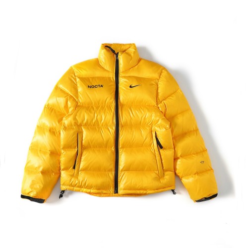 Bright face logo down jacket 2 colors