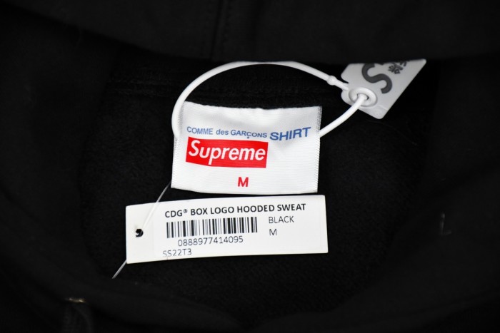 1:1 quality version split box logo hoodie