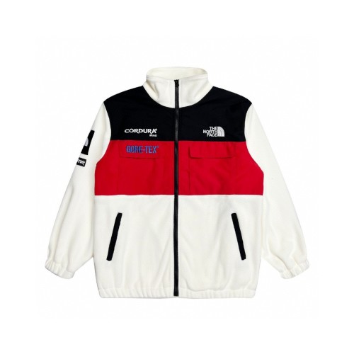 1:1 quality version Polar fleece patchwork pocket jacket